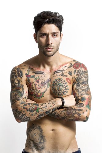 15 Male Models Reveal the Stories Behind Their Tattoos  GQ